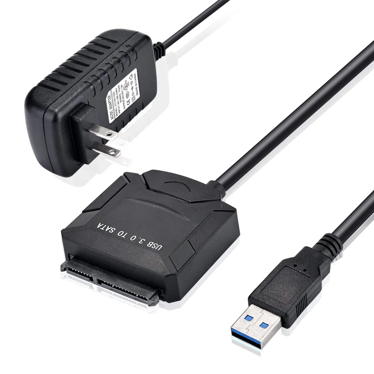 LUOM LUOM E-yield E02 SATA to USB 3.0 adapter 2.5/3.5" 12V 2A power black — صورة المنتج