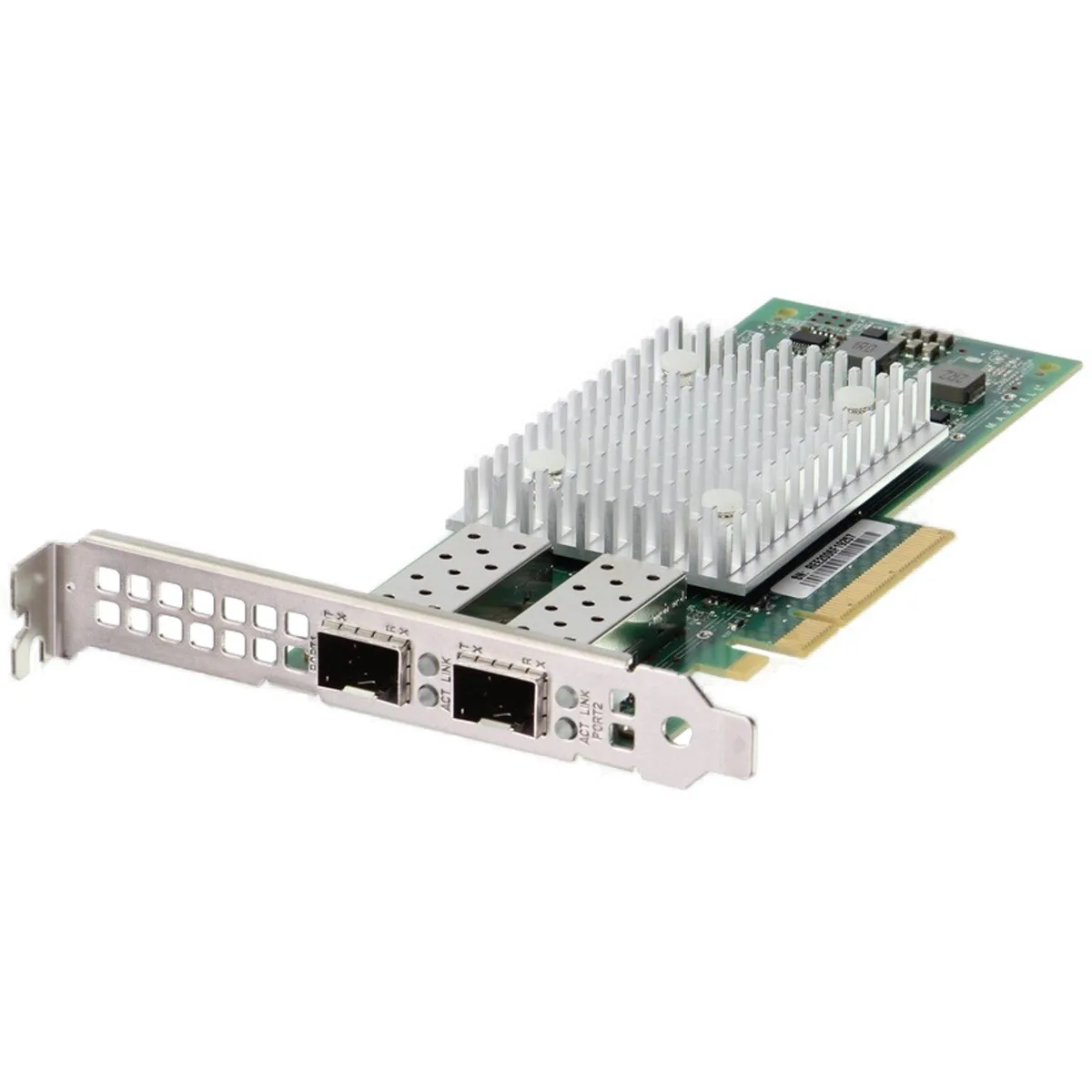 Dell QLogic QL41232 FastLinQ dual-port 10/25Gbps SFP28 full-height network adapter