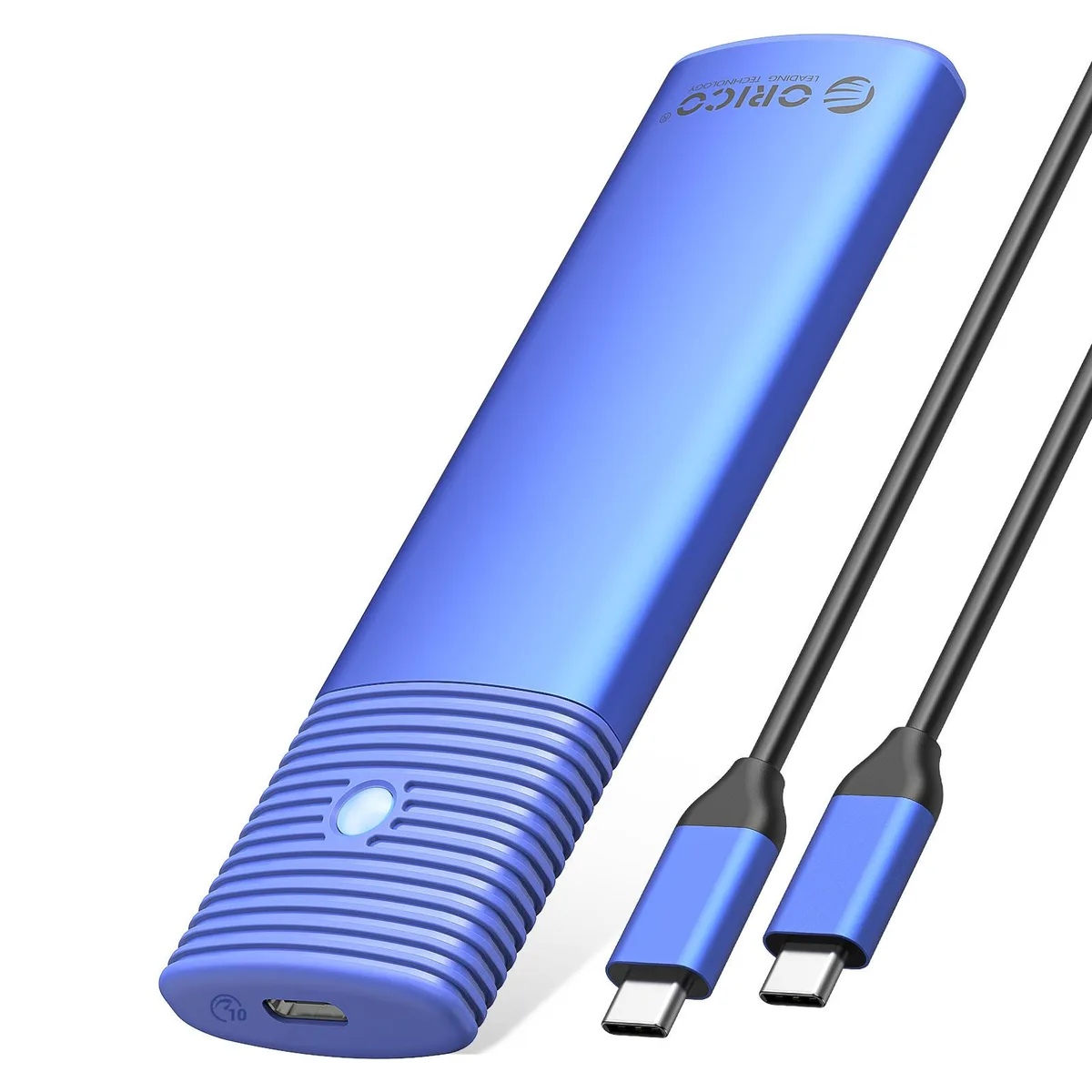 Orico Orico M.2 NVMe SATA drive enclosure USB 3.2 10Gbps 5Gbps Blue — Produktfoto