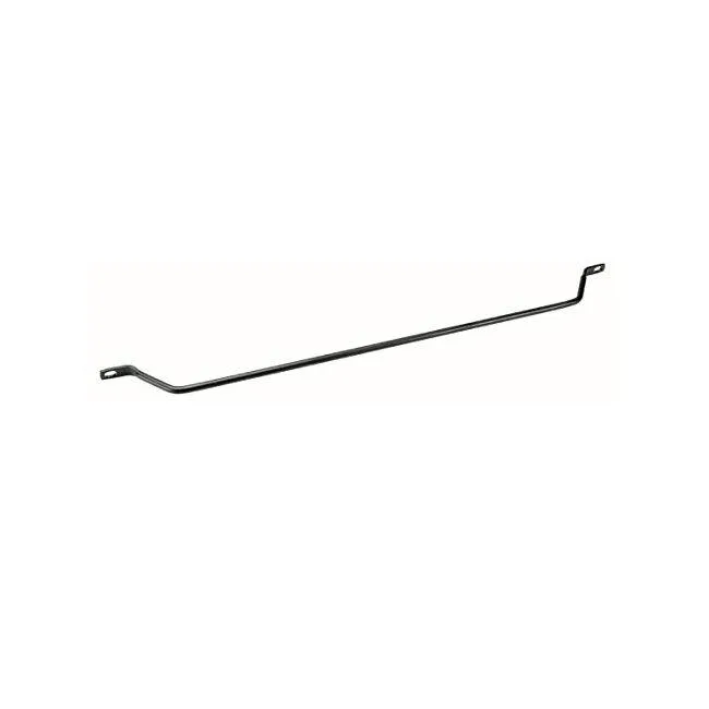 Ten black powder-coated aluminum lacer bars with 4-inch offset and flattened ends