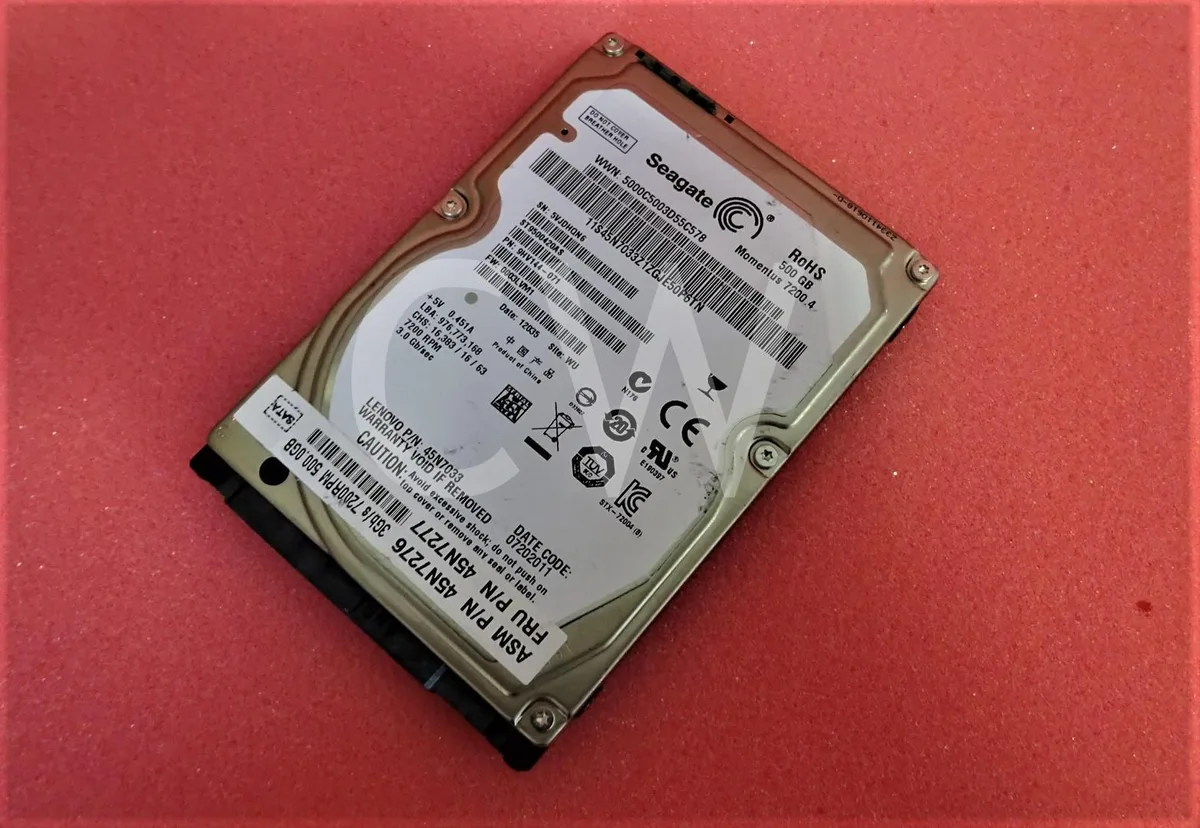 Seagate Seagate Momentus 7200.4 ST9500420AS 500GB 7200RPM 16MB 2.5" SATA internal hard drive — foto del producto