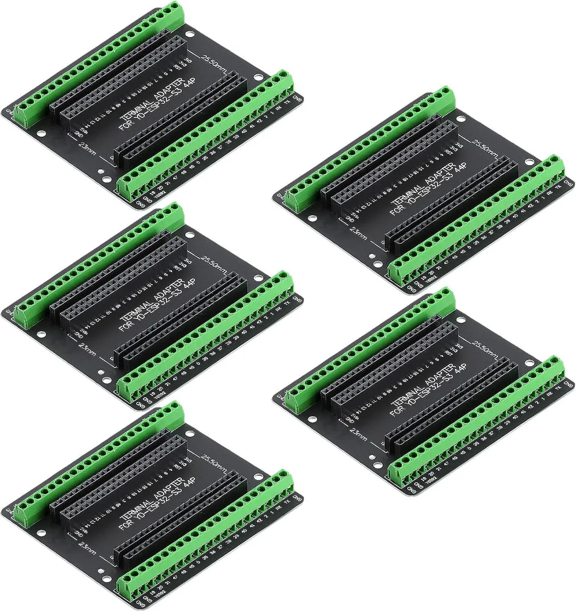 MCDODO MCDODO ESP32-S3 GPIO 1 into 2 44 Pin Expansion Board 5PCS — toote foto