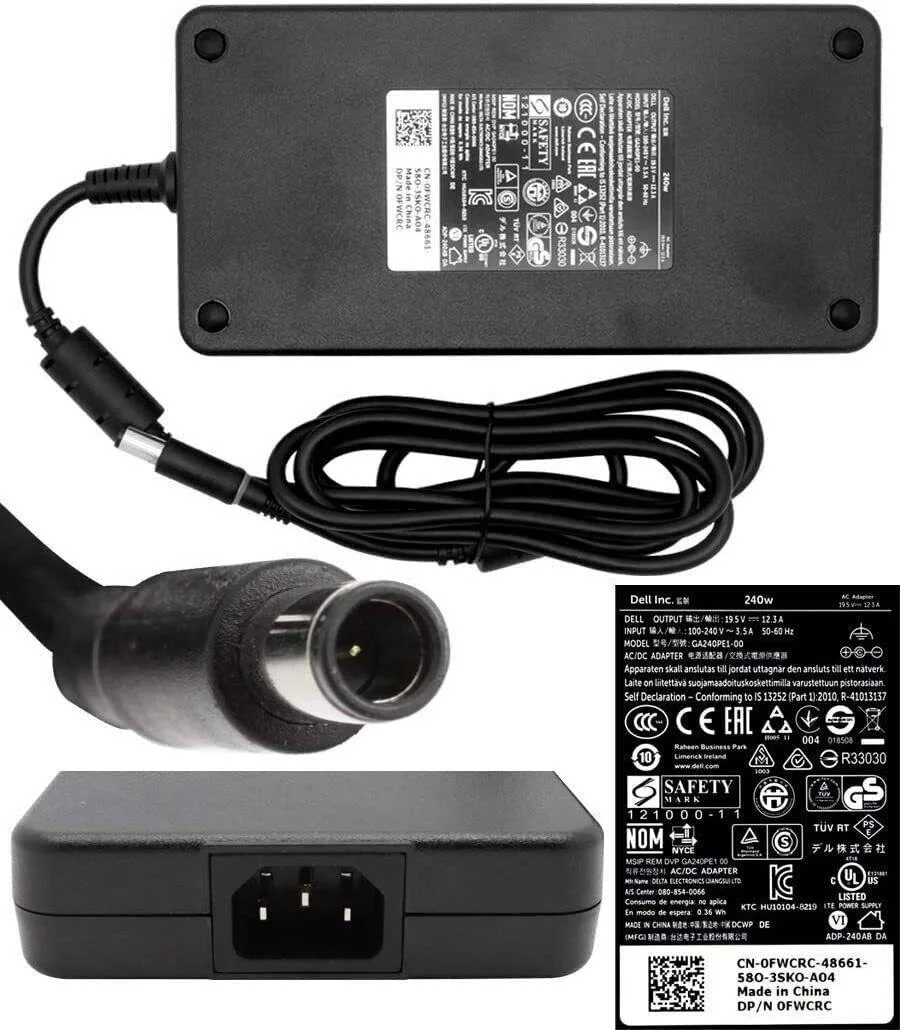 DELL DELL GA240PE1-00 240 W power supply for Precision M6400 M6500 — product photo