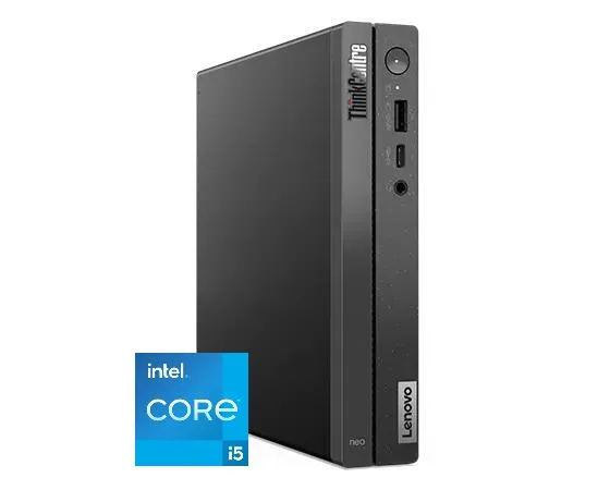 Small black rectangular desktop computer, tiny form factor