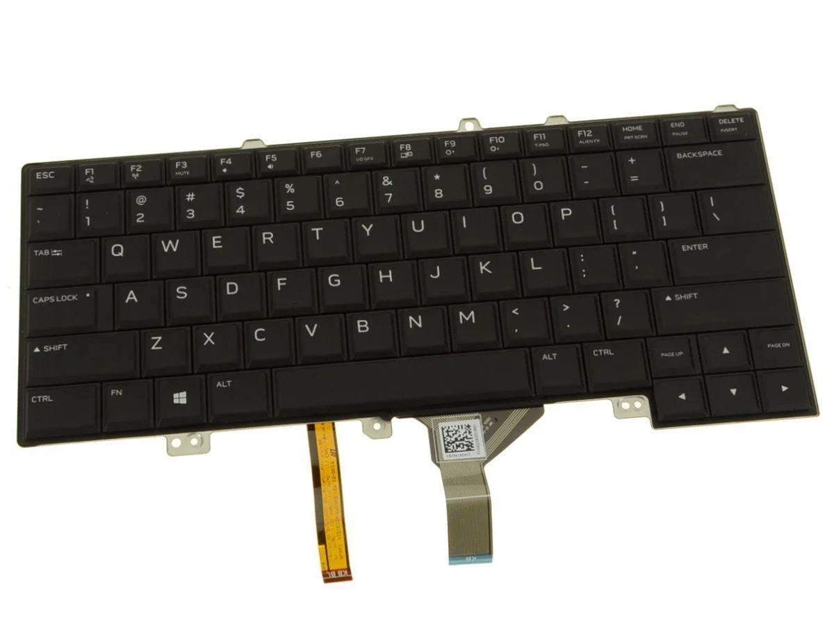 DELL DELL Alienware 15 R3 13 R3 Backlit Keyboard US English PK131Q71A00 PK131Q72A0 HH53H — product photo