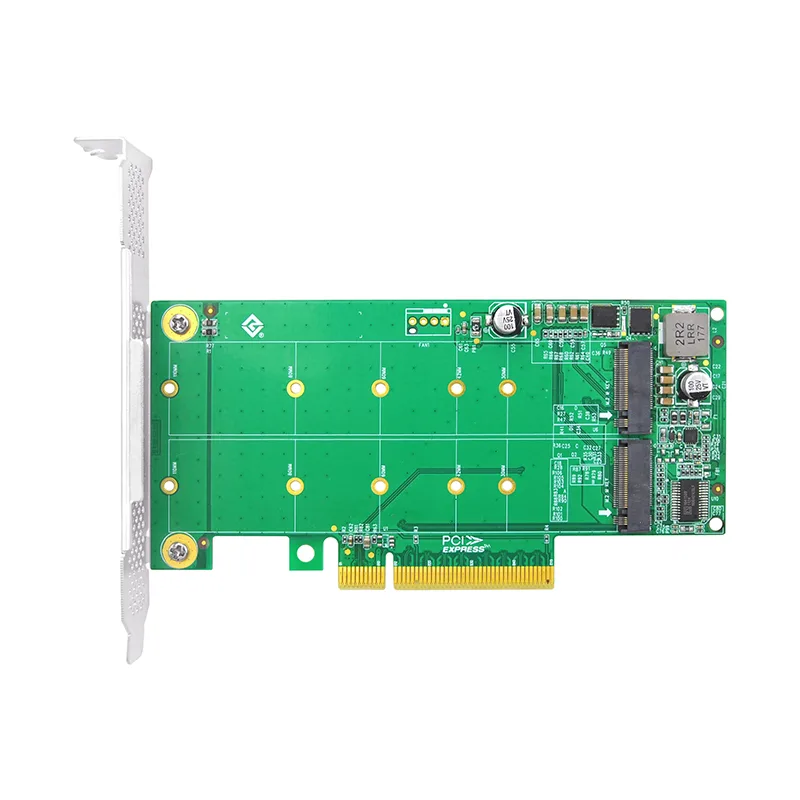 Shenzhen Lianrui Information Technology Shenzhen Lianrui Information Technology LRNV95N8 PCIe 4.0 x8 to 2 M.2 NVMe expansion card — foto del prodotto