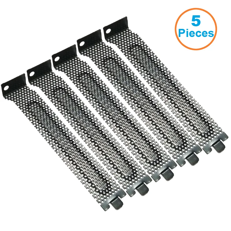 EN-Labs EN-Labs PCICOVERAL5PK 5pcs Black PCI Slot Cover Mesh Aluminum — foto produk