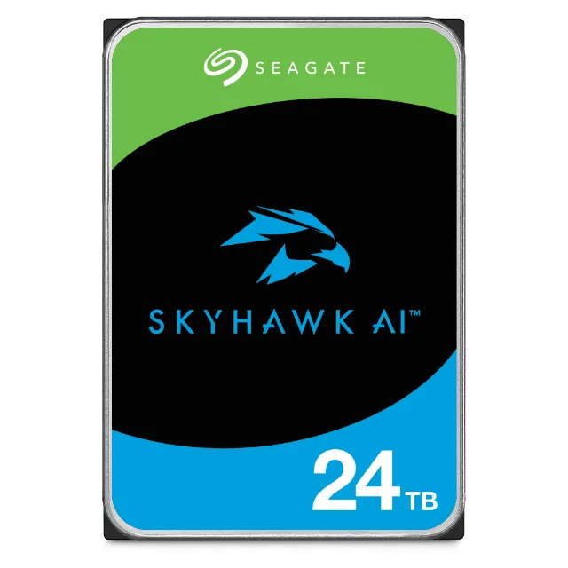 Seagate Seagate ST24000VE002 SkyHawk AI 24TB 7200 RPM 512MB SATA 6.0Gb/s 3.5" internal hard drive — foto produk