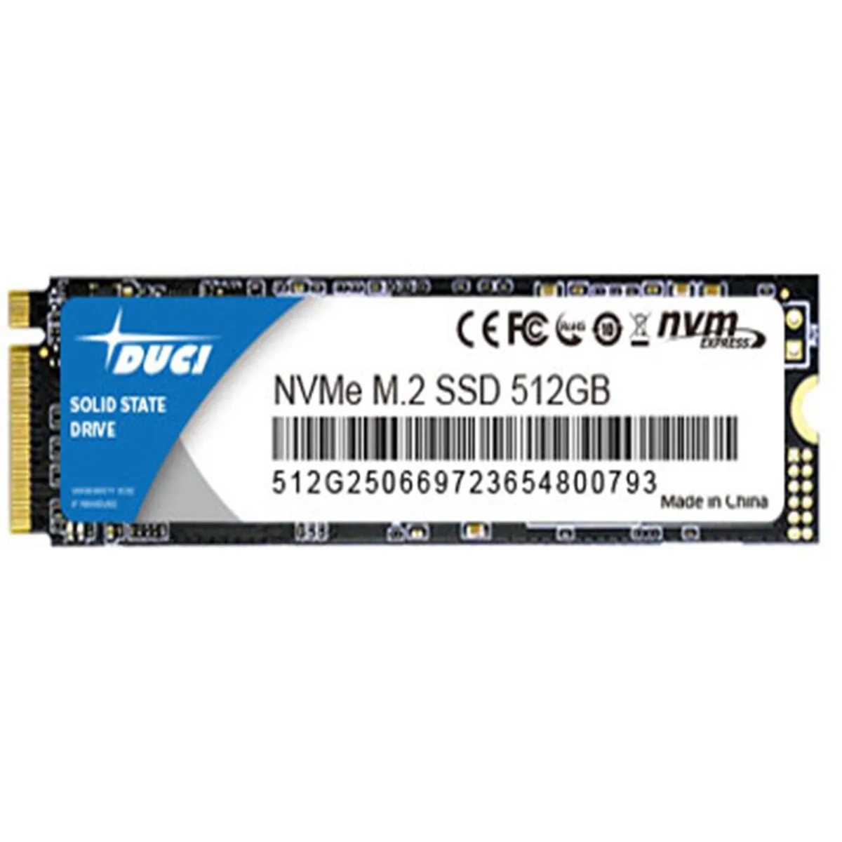DUCI DUCI 512GB NVME M.2 internal SSD — Produktfoto