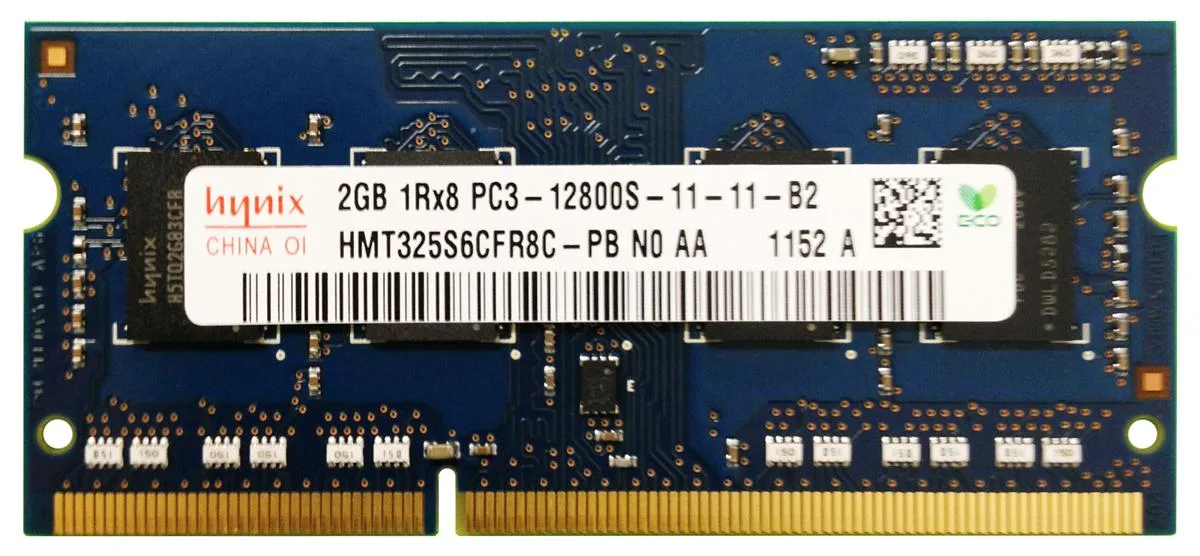 SK hynix SK hynix HMT325S6CFR8C-PB 2GB DDR3 1600 laptop RAM — 商品照片