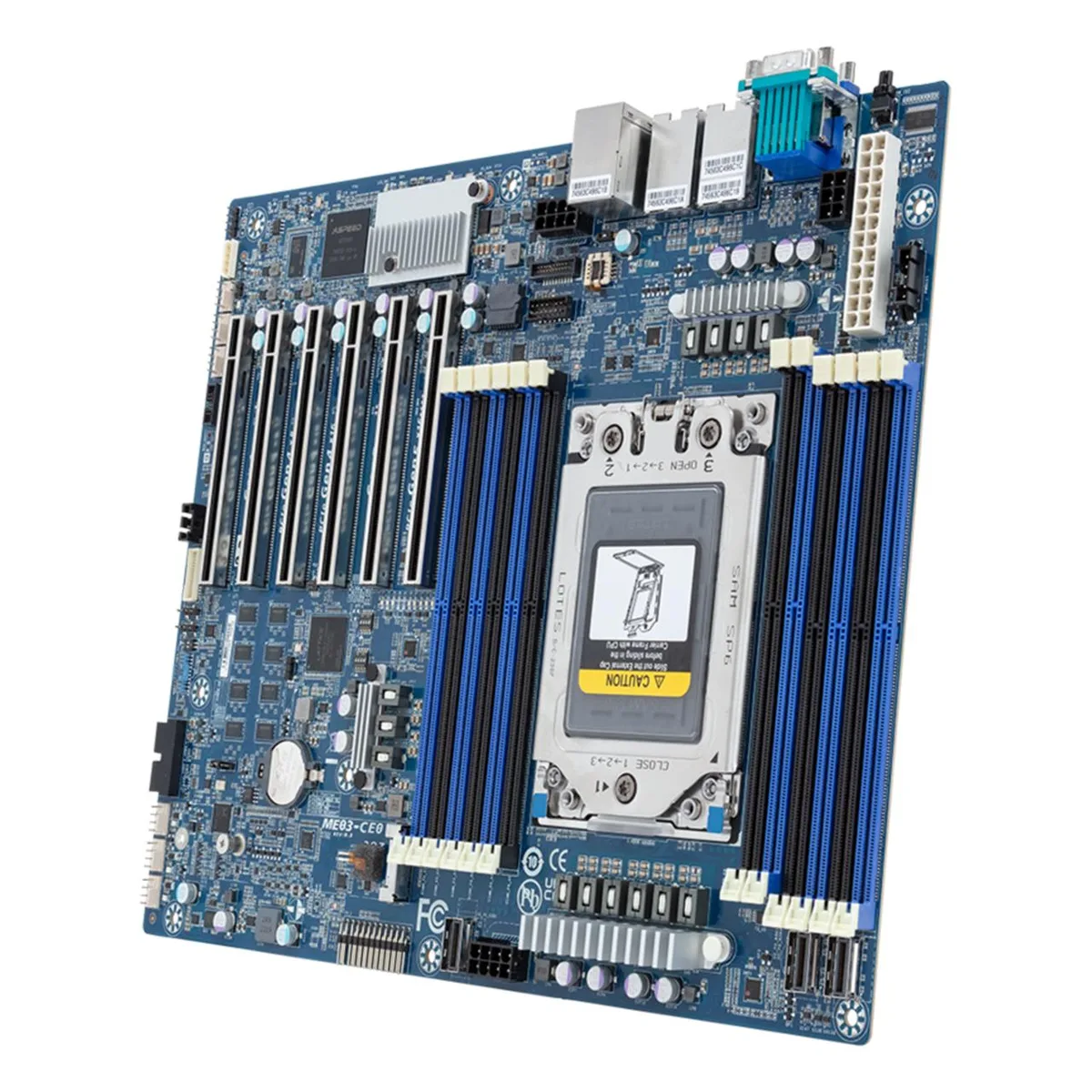 GIGABYTE GIGABYTE ME03-CE0 server motherboard EPYC 8004 SP6 12 DDR5 4800 2x 10G LAN — zdjęcie produktu