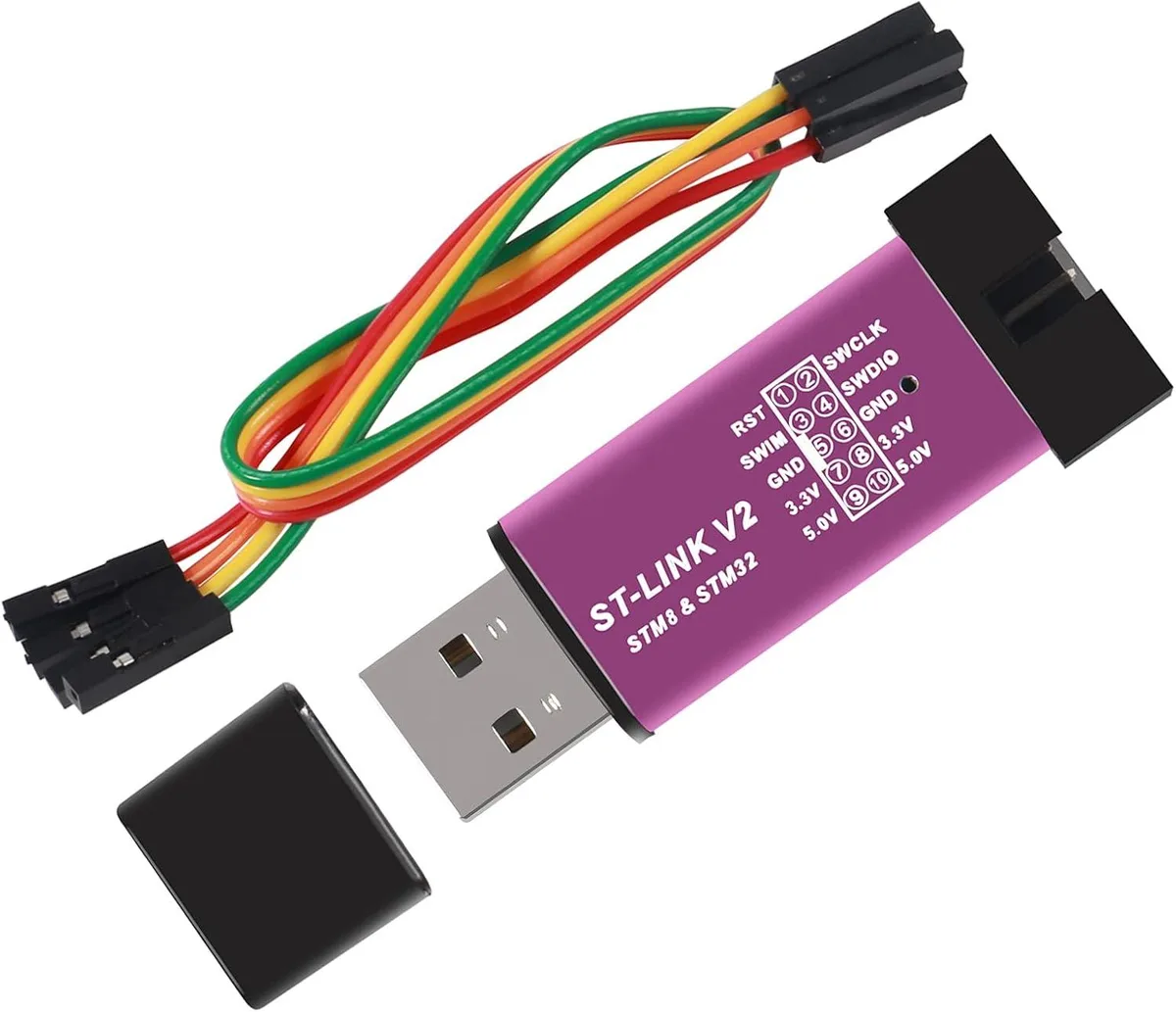 MCDODO MCDODO ST-Link V2 Programmer STM32F103C8T6 STM8 with Cable Random Color — toote foto
