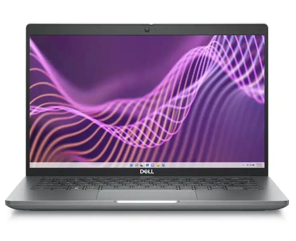Black Dell Latitude 5440 clamshell laptop, 14.0 inch non-touch FHD IPS screen, matte finish