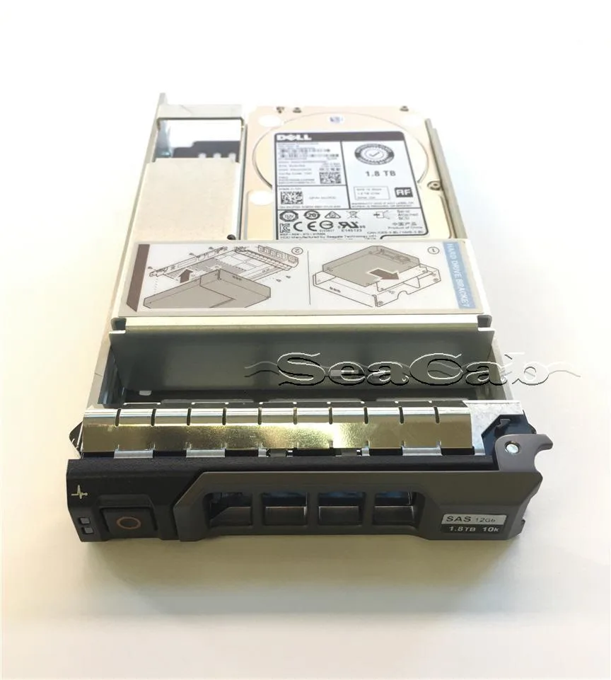Silver 3.5 inch hybrid SAS drive with hot-swap tray