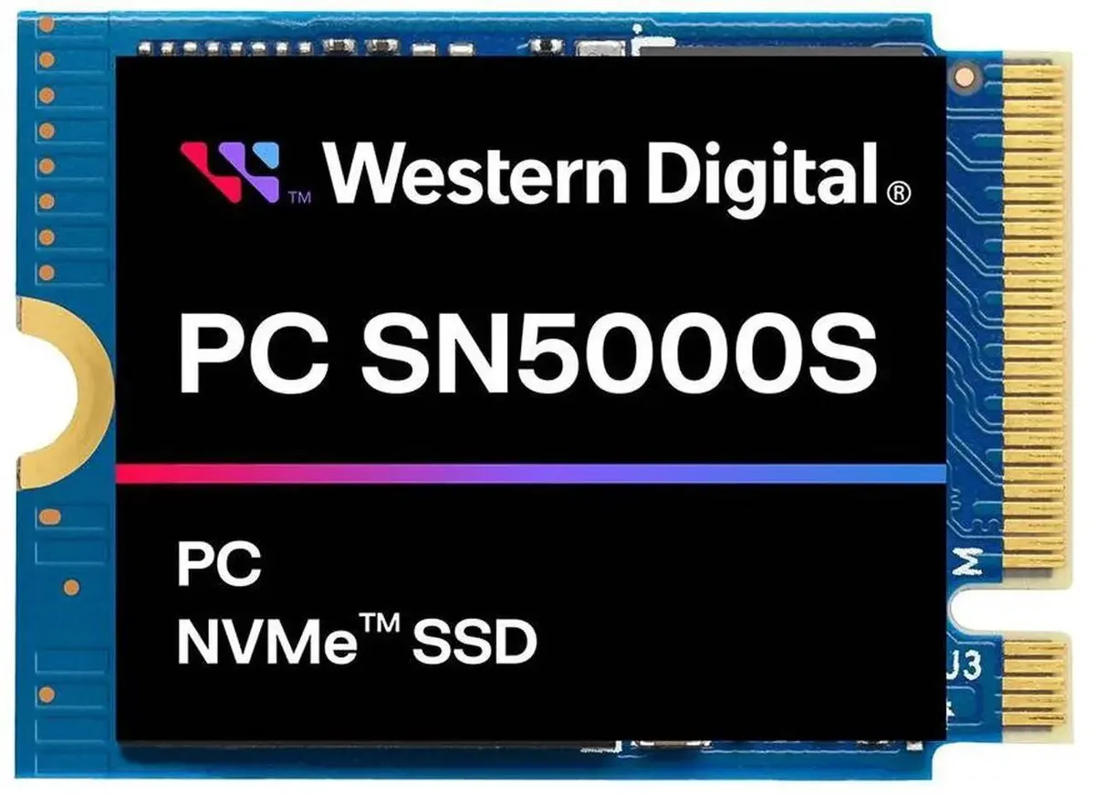 Western Digital Western Digital PC SN5000S 512GB M.2 2230 NVMe internal SSD — 商品写真