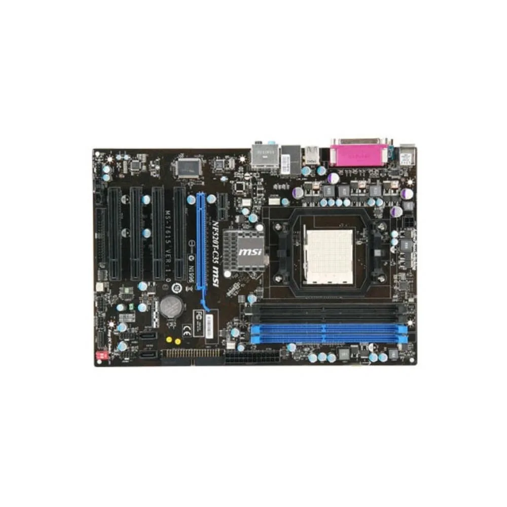 MSI MSI NF725T-C35 NVIDIA MCP61 Socket AM3 DDR2 16GB Micro ATX Intel Motherboard — product photo