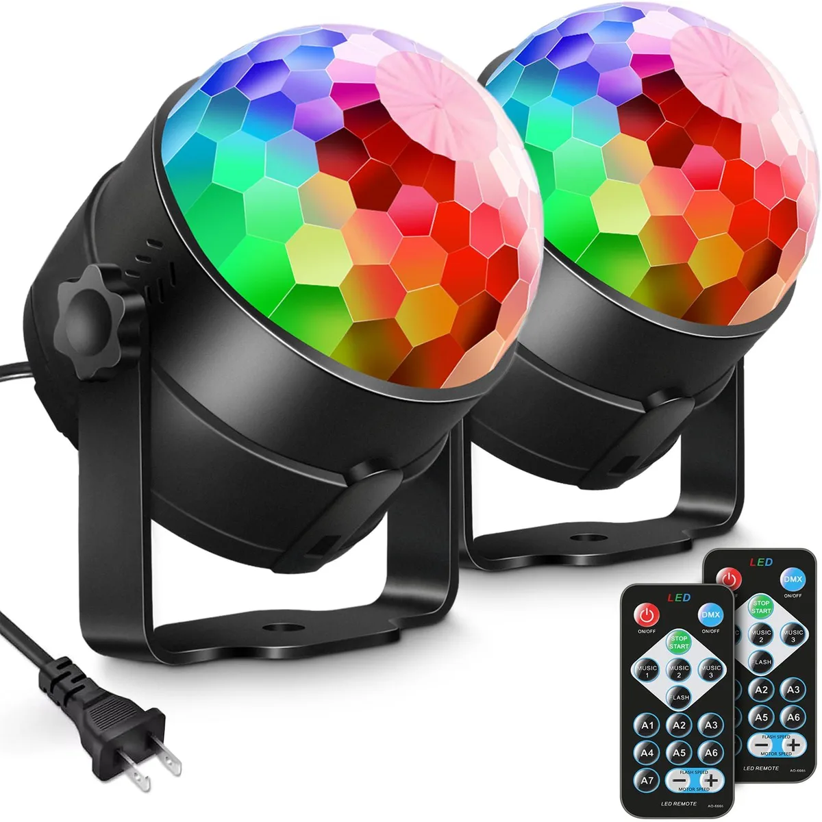  GT042106 150 W LED spot light 2-pack remote RGB sound activated — fotografia produktu