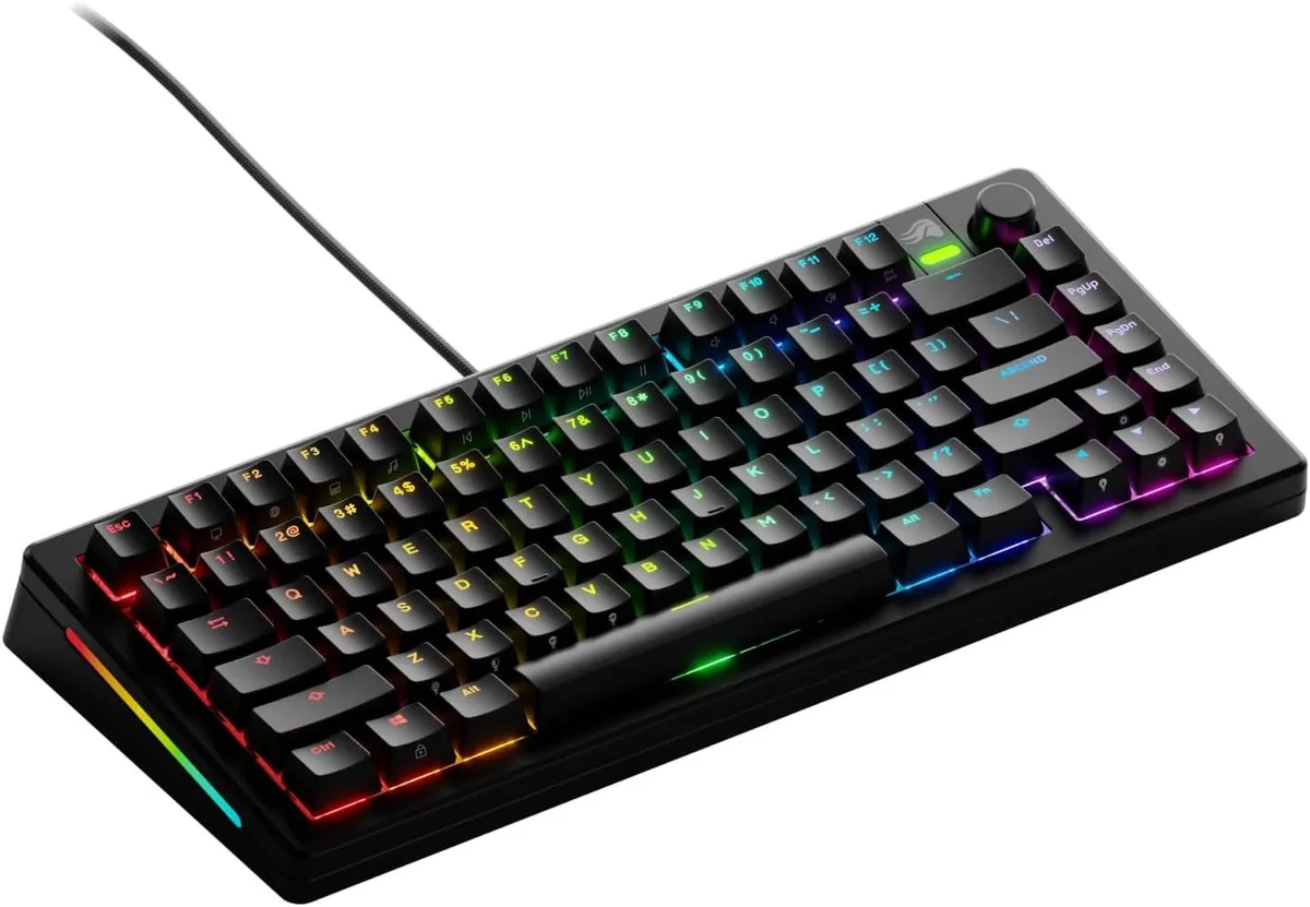 usbroway usbroway GMMK 3 75% Gaming Keyboard with Knob Black — toote foto