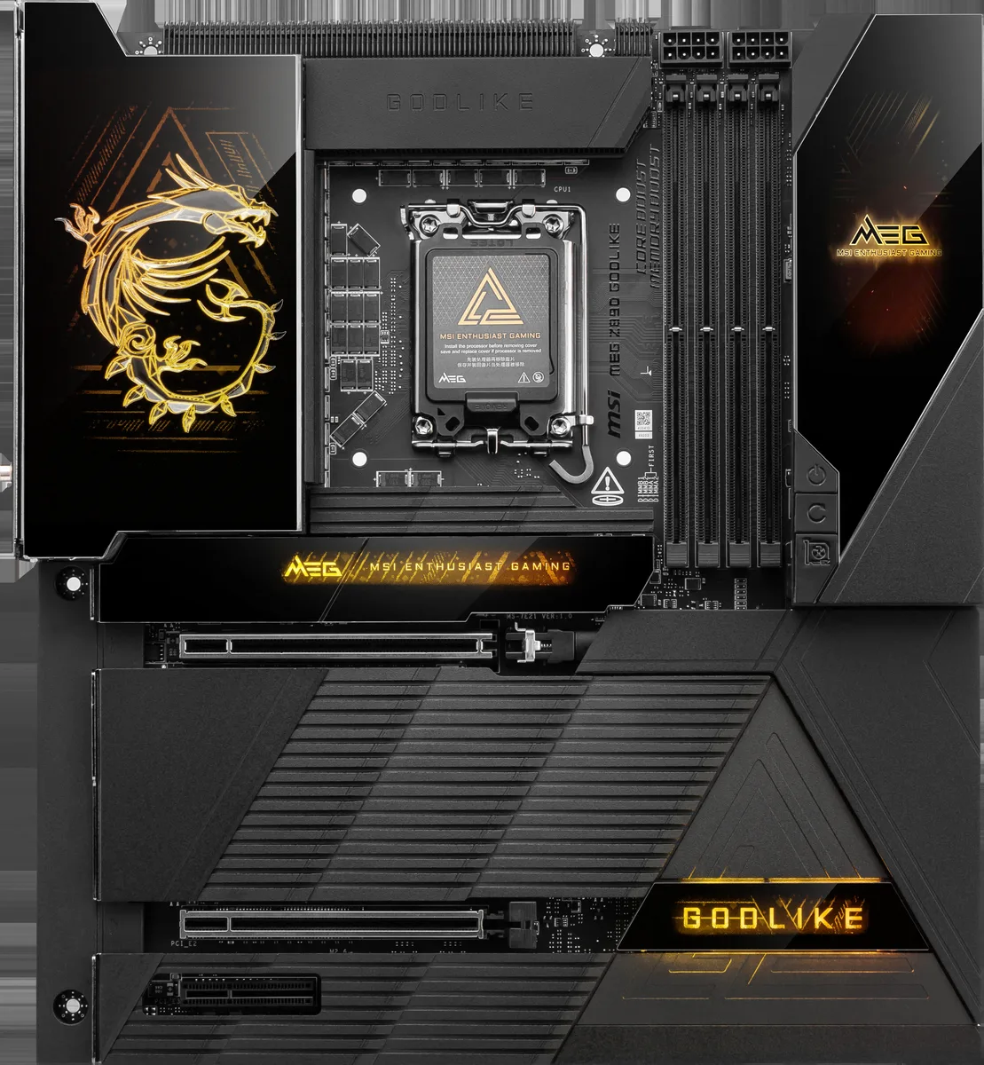 MSI MSI MEG Z890 GODLIKE Intel motherboard — product photo