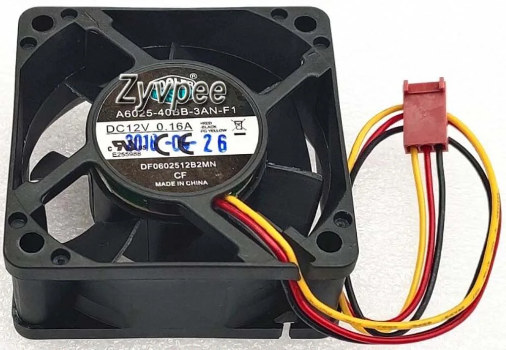 Zyvpee Zyvpee A6025-40BB-3AN-F1 12V 0.16A 60x25mm case fan — foto produk