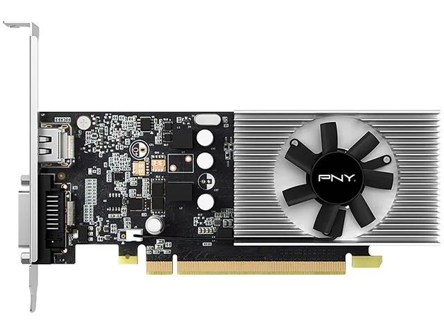 PNY GeForce GT 1030 graphics card with single fan and standard bracket