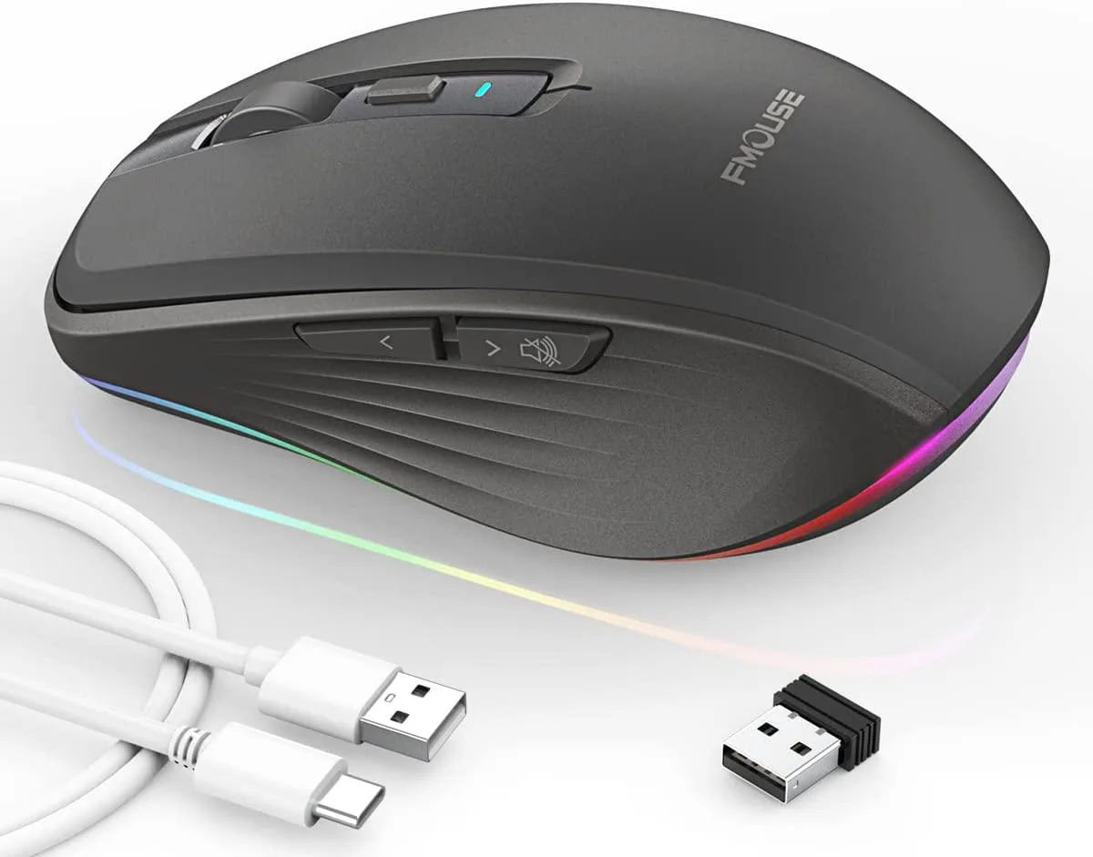 Hitoor Hitoor Gaming Mouse 2400 DPI 2.4 Bluetooth 5.1 700mAh Black — product photo