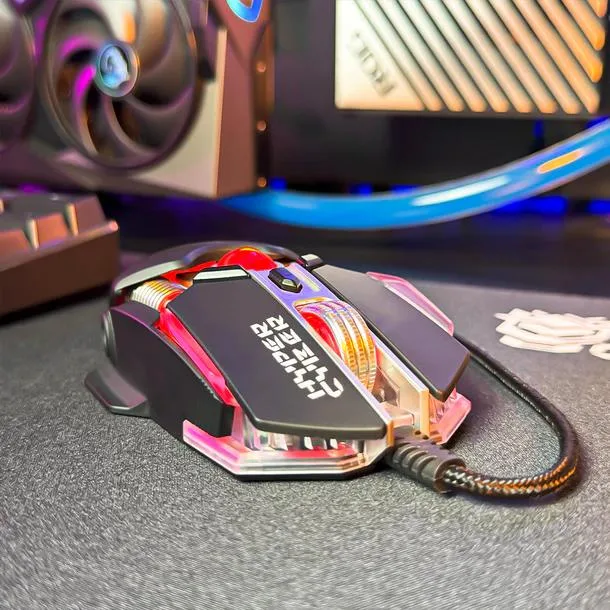 Hyper Cyber Hyper Cyber Gaming Mouse Black Wired 16000 DPI RGB 20M Clicks — zdjęcie produktu