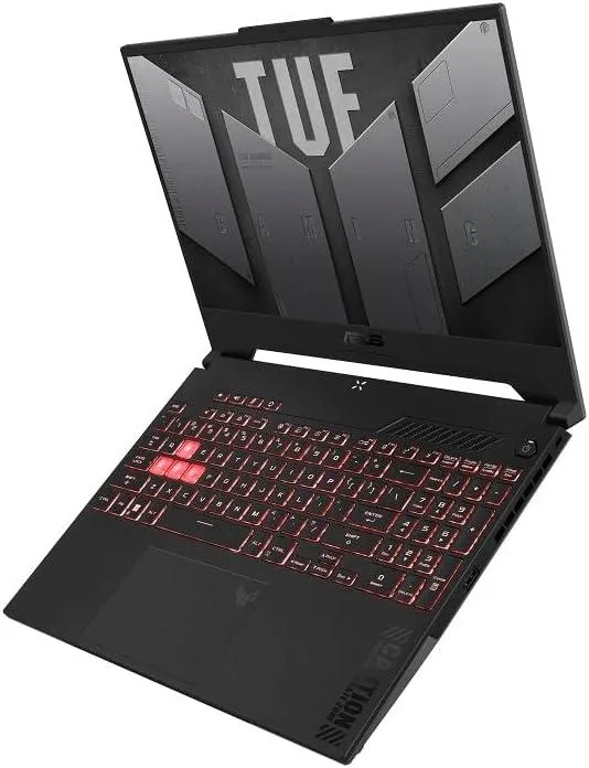 ASUS TUF Gaming A15 laptop in Mecha Gray finish