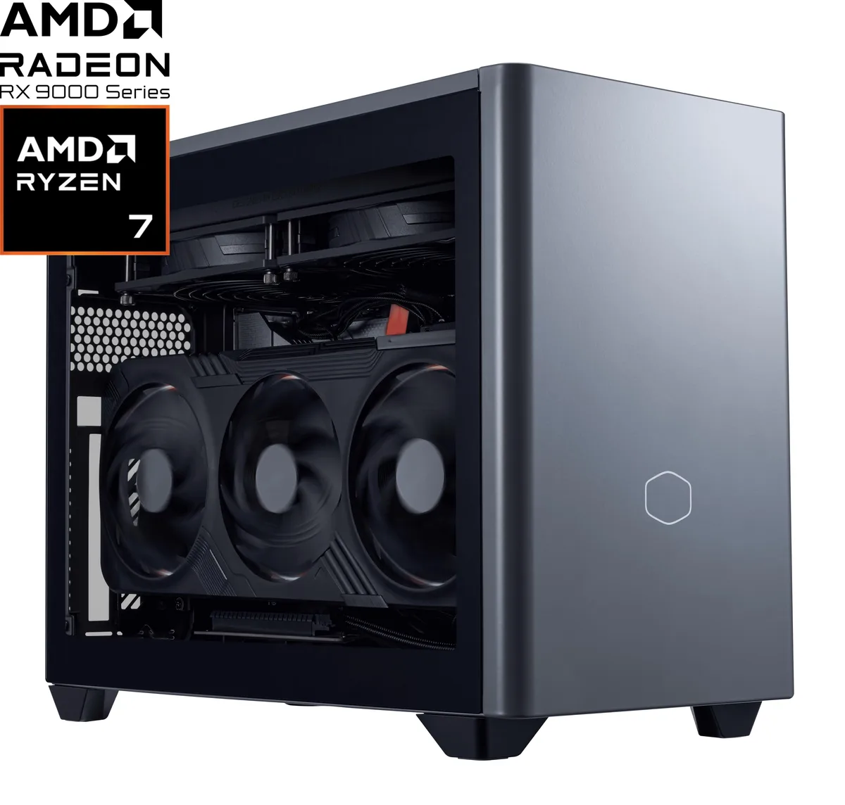 Cooler Master Cooler Master AYG-M277-A9CGAI32-N1 gaming PC Ryzen 7 7800X3D RX 9070 XT 32GB DDR5 2TB — fotografia produktu