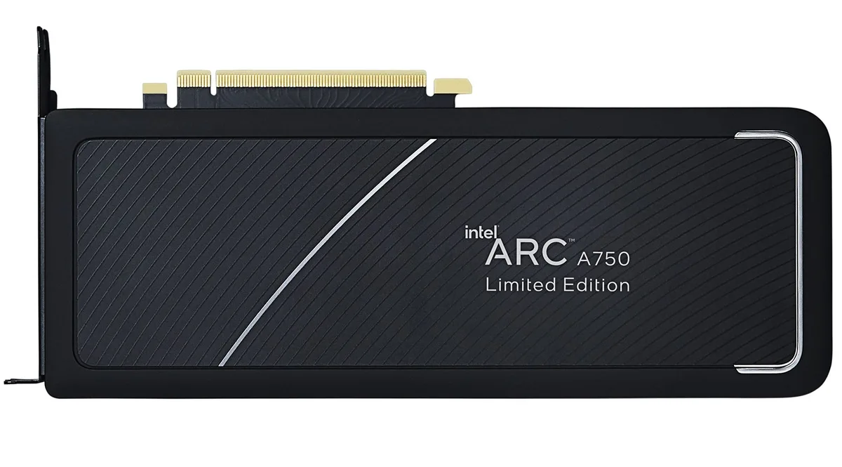Intel Intel Arc A750 Limited Edition 8GB graphics card 21P02J00BA — product photo