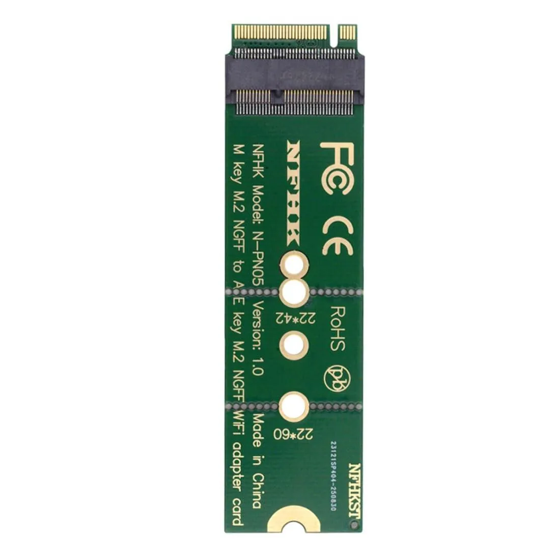 Vszerda Vszerda CY-EP-002-EKEY M.2 NGFF PCIe A+E/E Key to M.2 NVME M Key Adapter Card — ภาพสินค้า