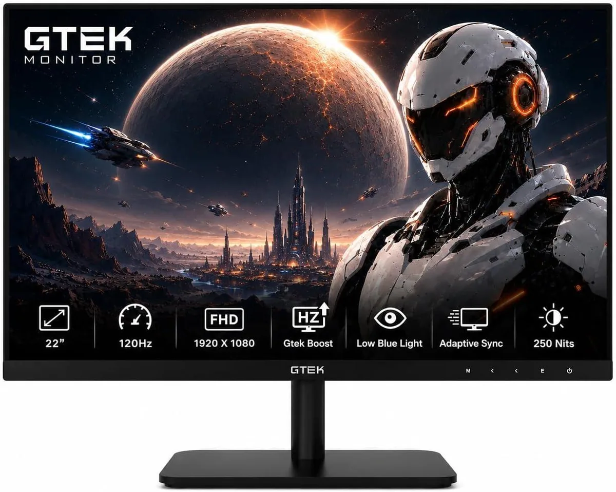 GTEK ELECTRONICS GTEK ELECTRONICS F2212 22" 120Hz gaming monitor — product photo