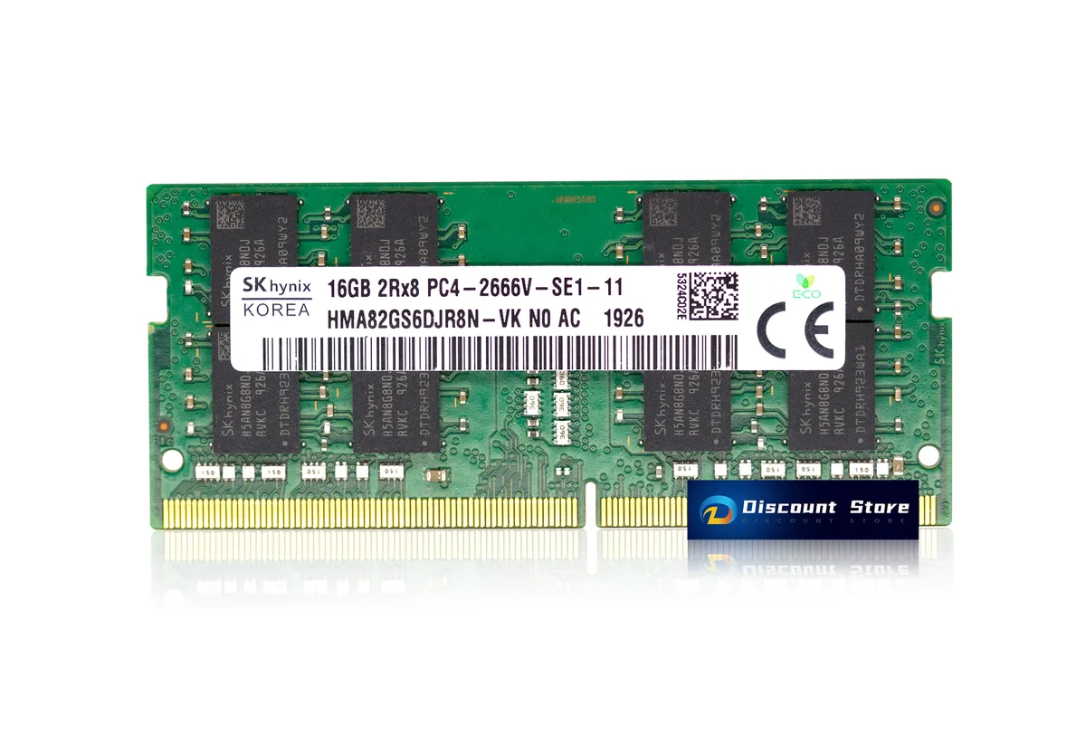 SK hynix SK hynix HMA82GS6DJR8N-VK 16GB DDR4 2666MHz SODIMM laptop RAM — ürün fotoğrafı