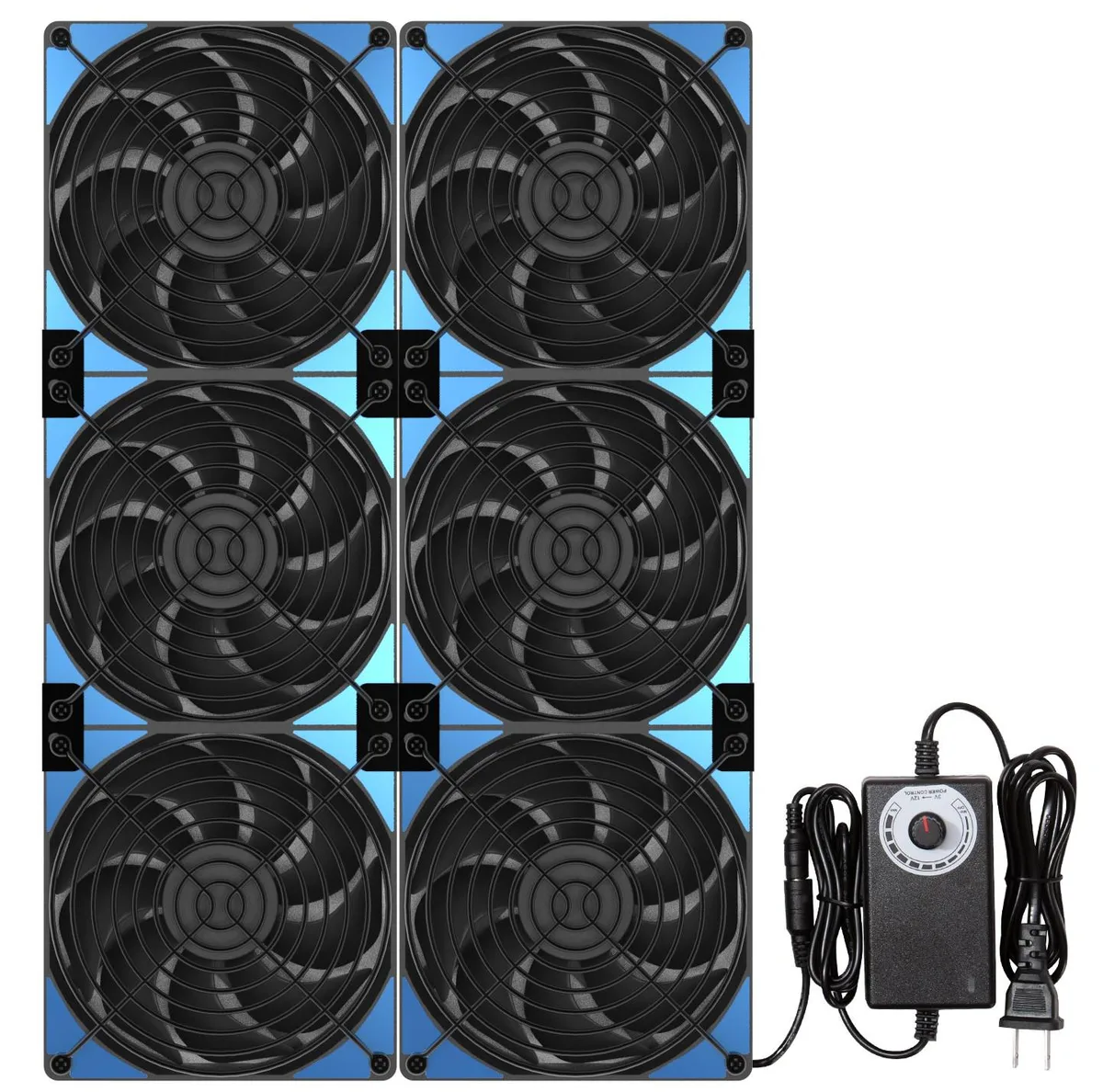 PANO-MOUNTS PANO-MOUNTS 120mm x6 720mm Case Fan Kit with 3V-12V Controller — foto produk