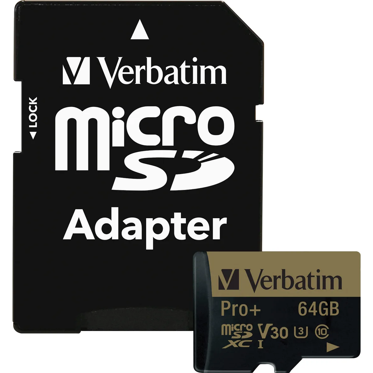 VERBATIM VERBATIM 44034 64GB microSDXC 600X U3 Class 10 memory card — fotografia produktu