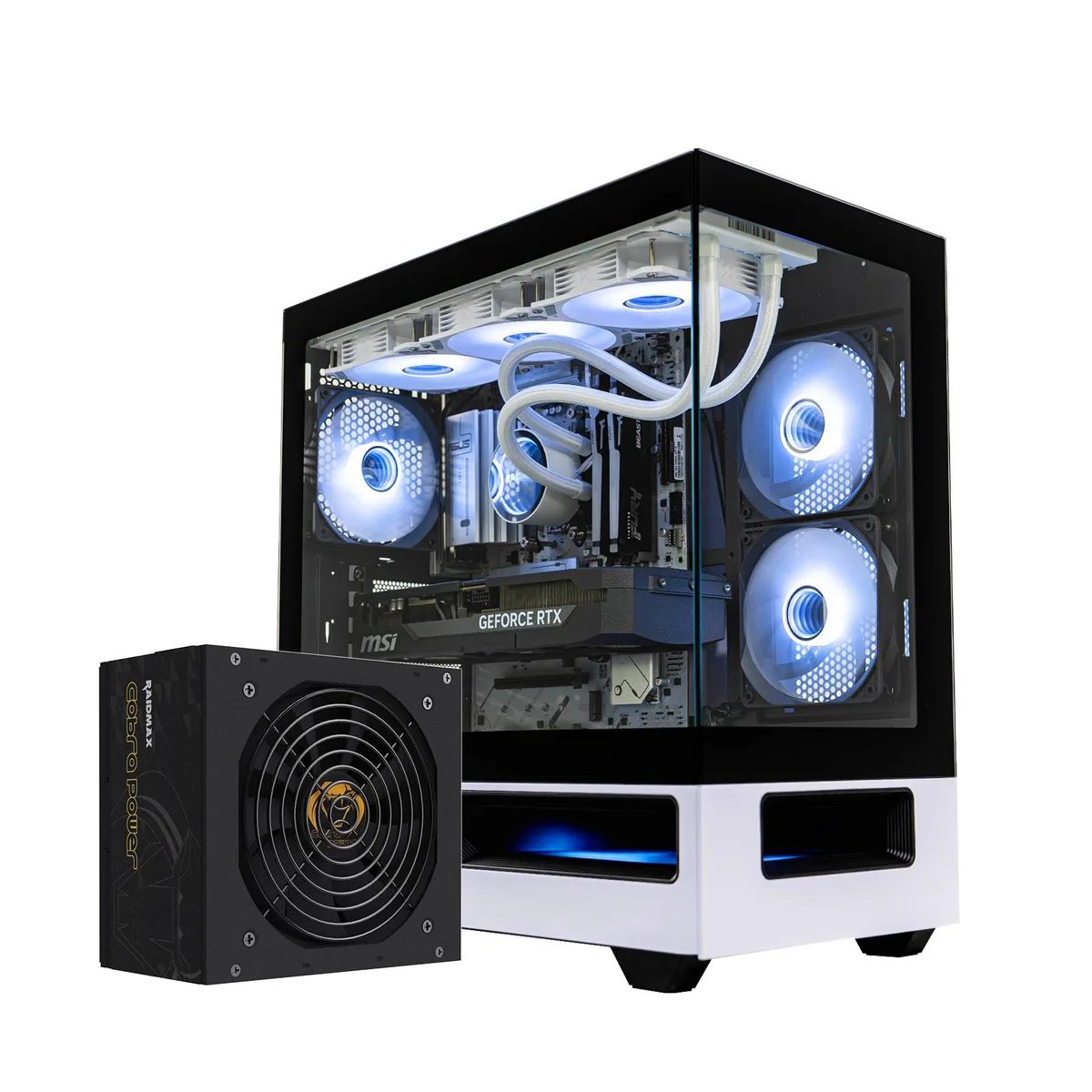 Raidmax Raidmax H200 ATX Case Bundle with 850W PSU and 5 ARGB Fans — photo du produit