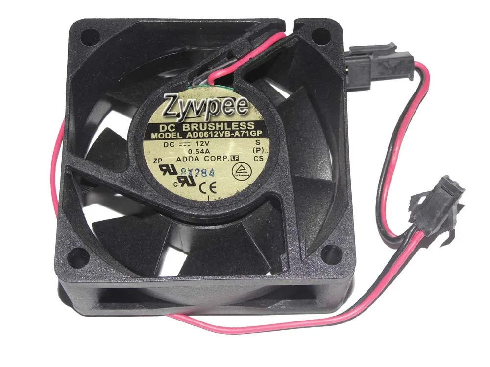 Zyvpee Zyvpee AD0612VB-A71GP 60mm Case Fan 12V 0.54A 2 Wire — 제품 사진