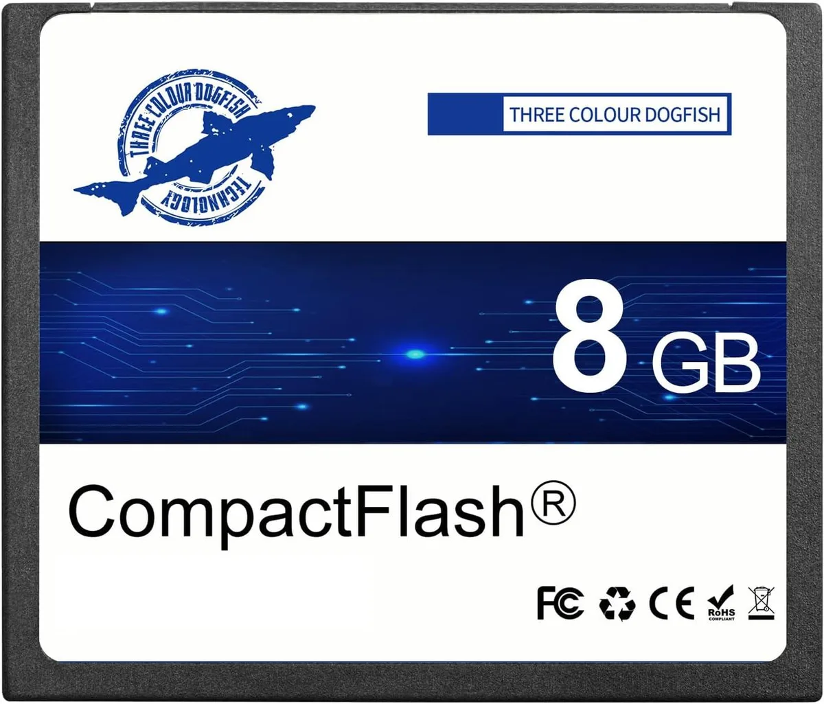 THREE COLOUR DOGFISH THREE COLOUR DOGFISH CompactFlash Card 1GB 133X — Produktfoto