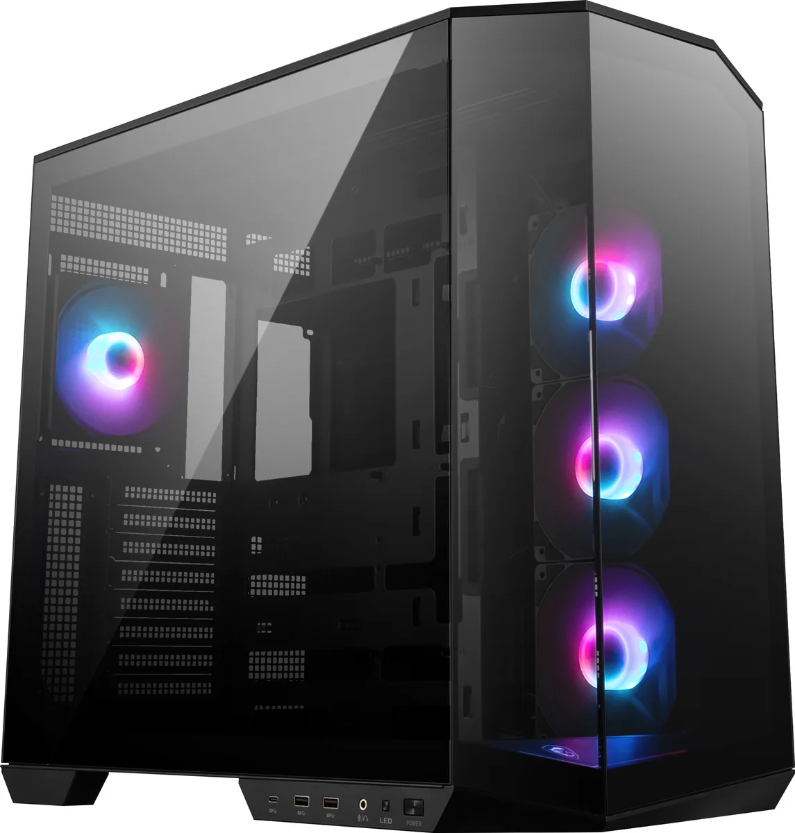 MSI MSI PANO100RPZ Mid Tower ATX PC Case — product photo