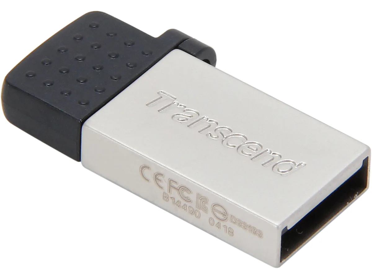 Transcend Transcend JetFlash 380 TS32GJF380S 32GB USB 2.0 OTG USB flash drive — תמונת המוצר