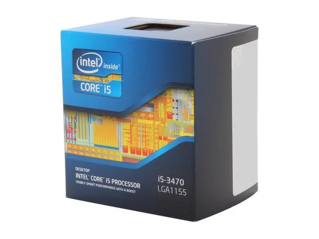Intel Intel i5-3470Product desktop processor — product photo