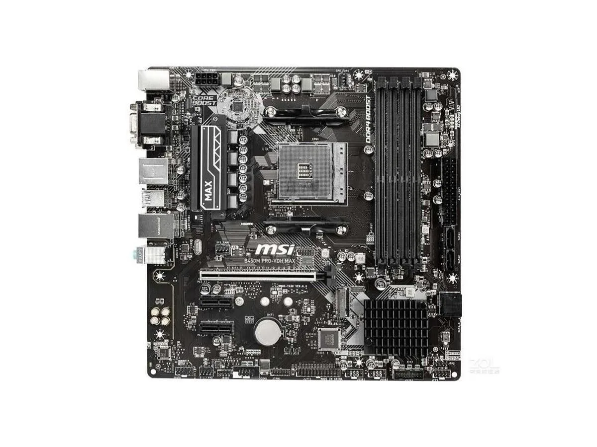 MSI MSI B450M PRO-VDH MAX AMD motherboard — toote foto
