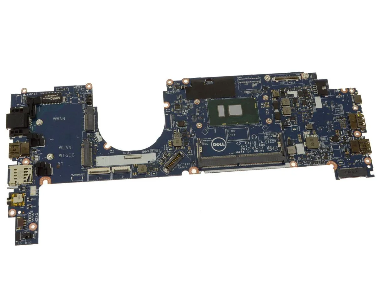 Dell Latitude 7280 7380 motherboard with i5-7300U 2.6GHz processor GDK56