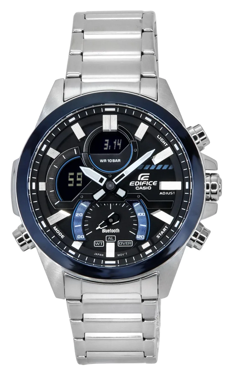 CASIO CASIO Edifice ECB-30DB-1A Grey Dial Analog Digital 100m Watch — product photo