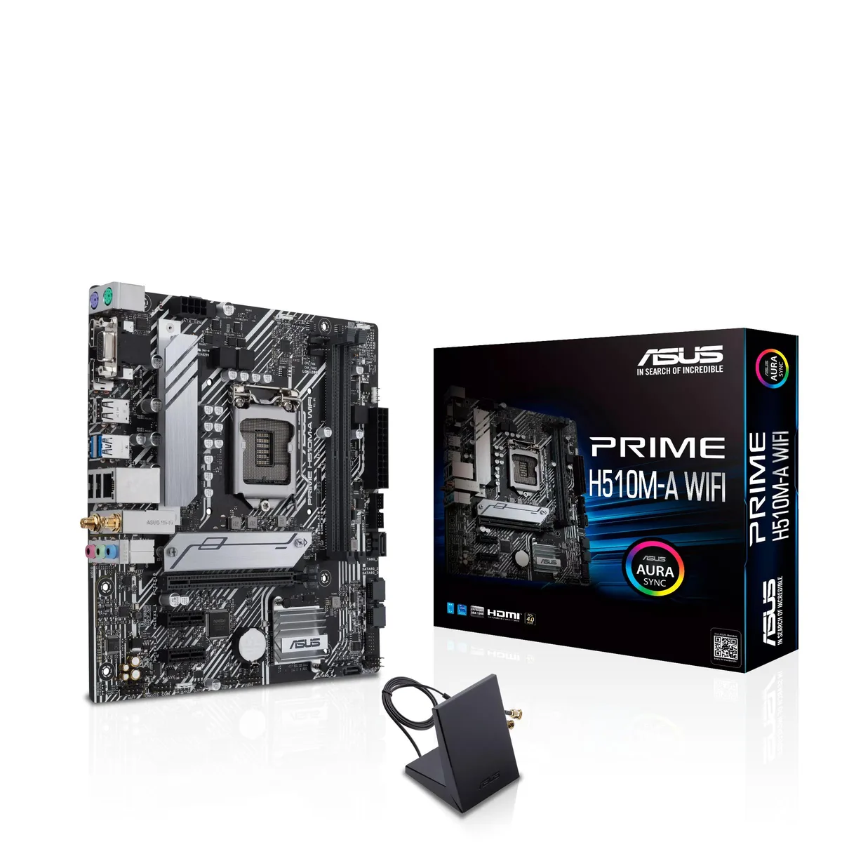 Green micro ATX motherboard with black heatsinks and silver I/O shield