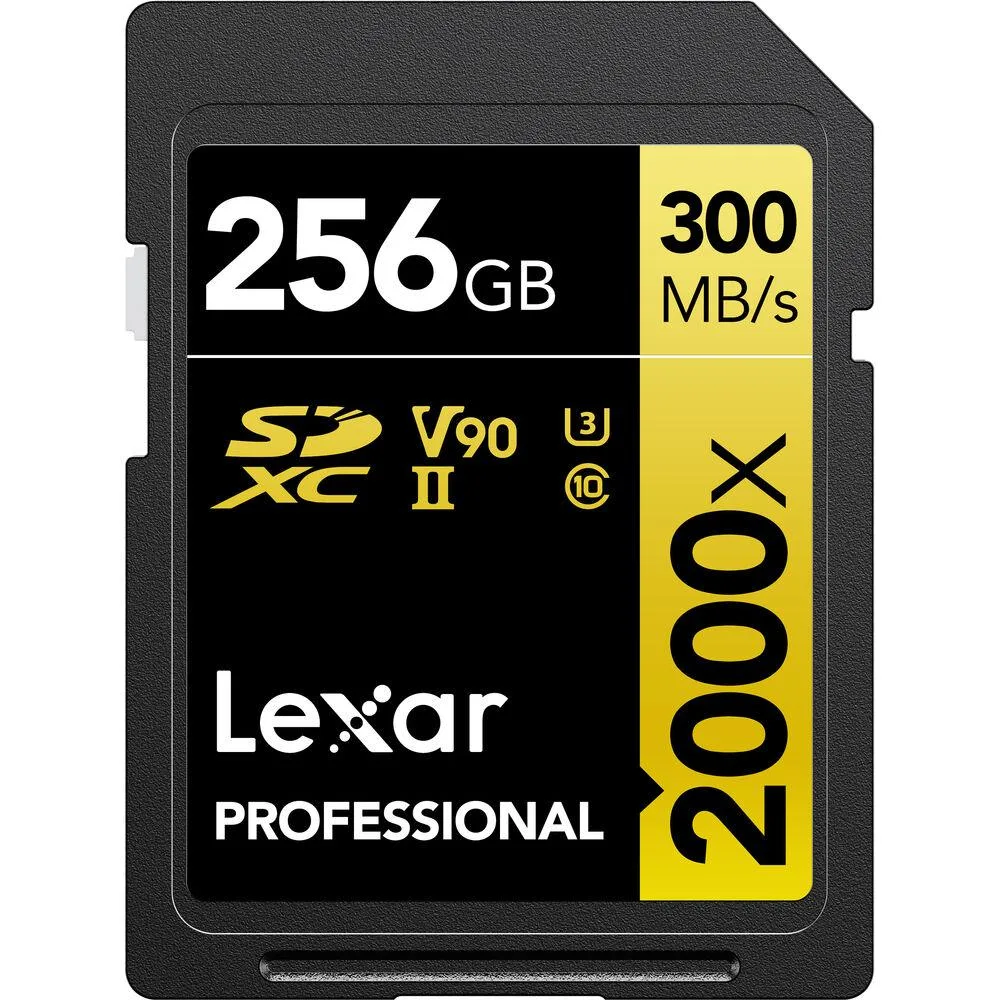 Lexar Lexar LSD2000256G-BNNNU 256GB 2000x UHS-II SDXC memory card — صورة المنتج