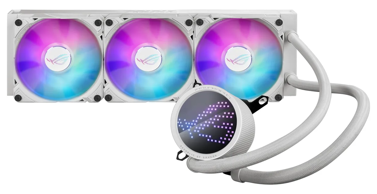 ASUS ASUS ROG RYUO III 360 ARGB WHT liquid cooler — produkto nuotrauka