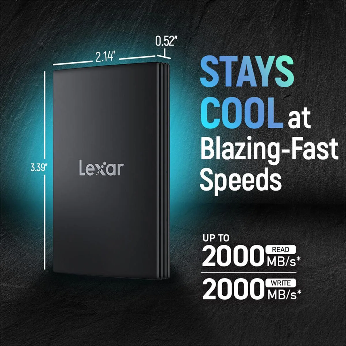 Lexar Lexar ARMOR 700 2TB Portable SSD LAR700X002T-RNBNG — صورة المنتج