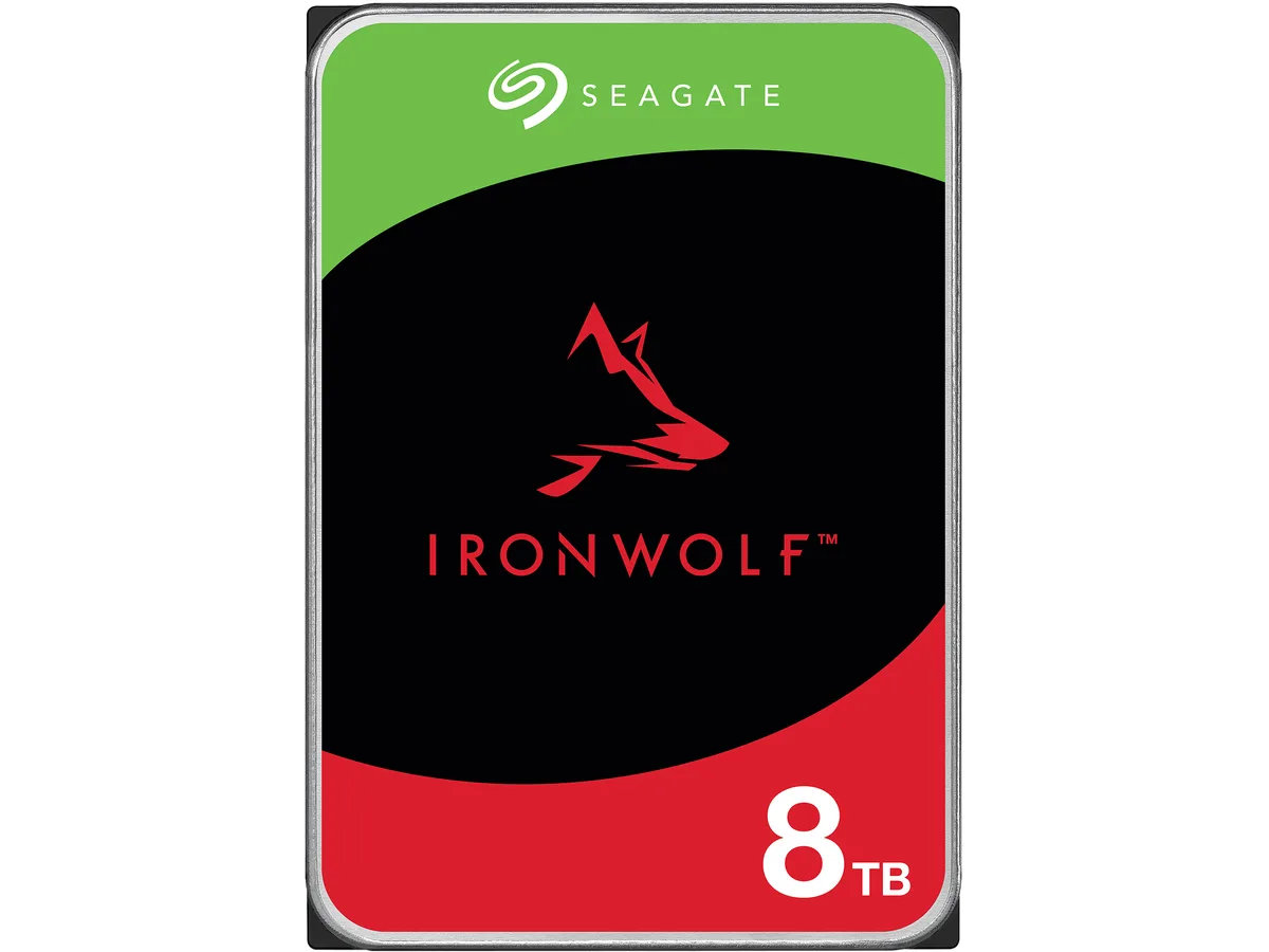 Seagate Seagate NE-ST8000VN004 IronWolf 8TB 7200 RPM 256MB CMR 3.5" internal hard drive — product photo