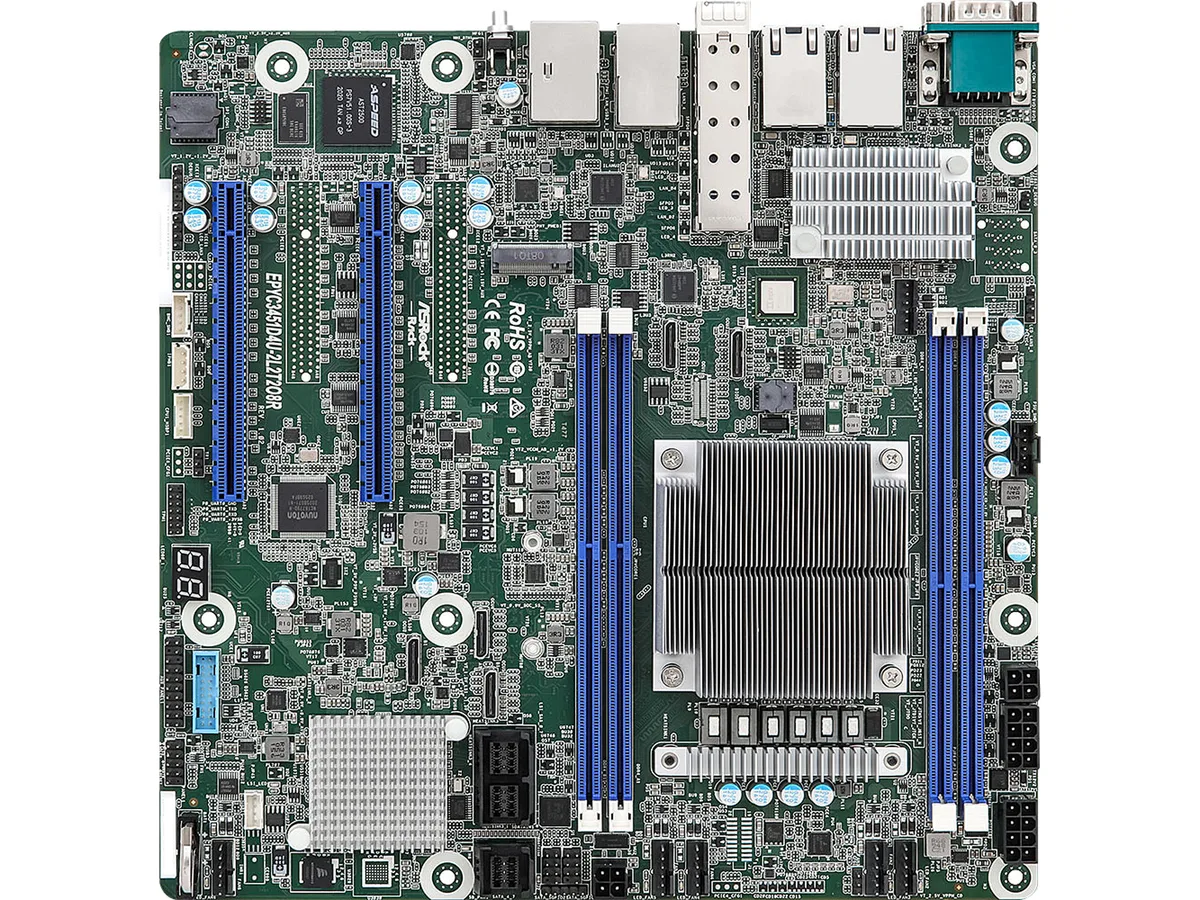 ASRock Rack ASRock Rack EPYC3451D4U-2L2T2O8R Micro-ATX Server Motherboard — produktfoto